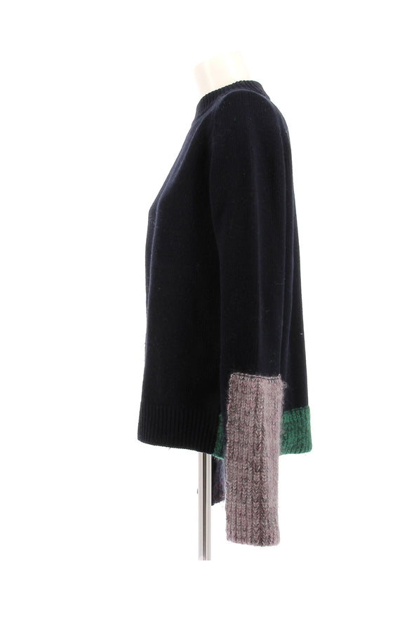 Pull en laine marine