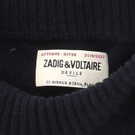 Pull en laine marine