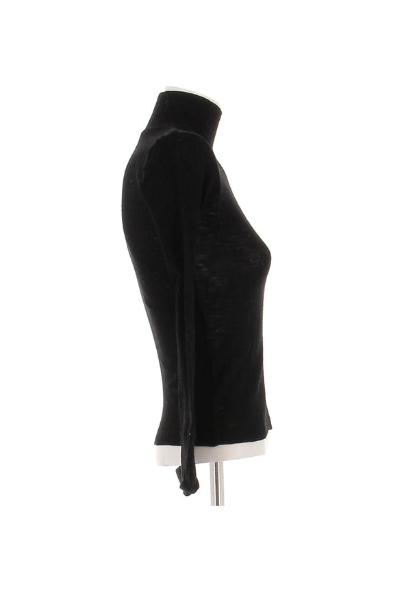 Pull col roulé en laine