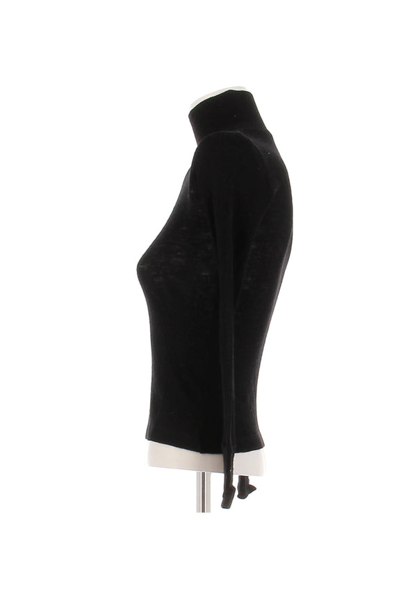 Pull col roulé en laine