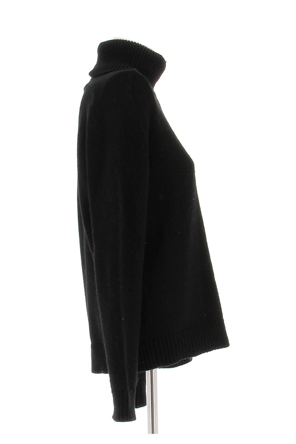 Pull col roulé en laine