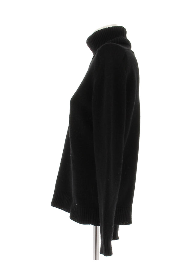 Pull col roulé en laine