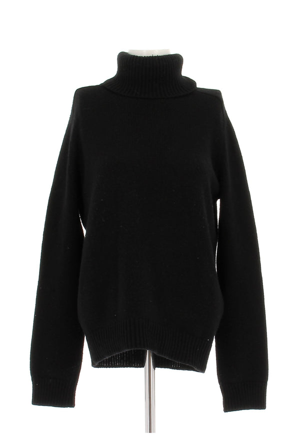 Pull col roulé en laine