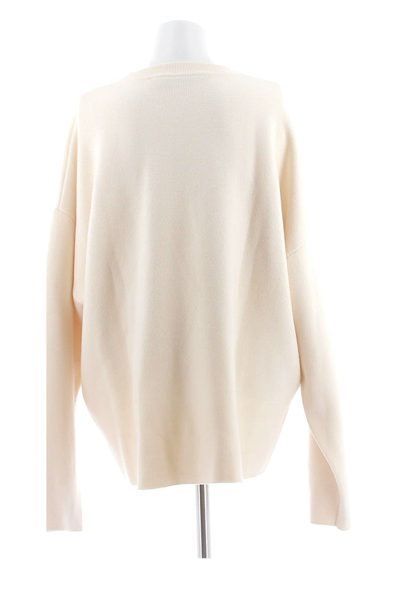 Pull en laine crème