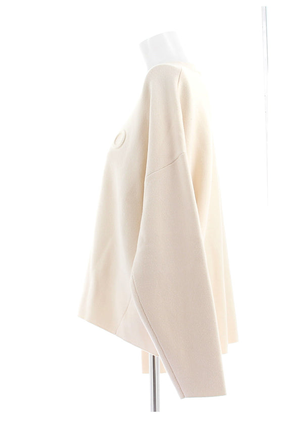 Pull en laine crème