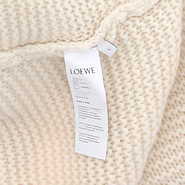 Pull en cachemire et fourrure