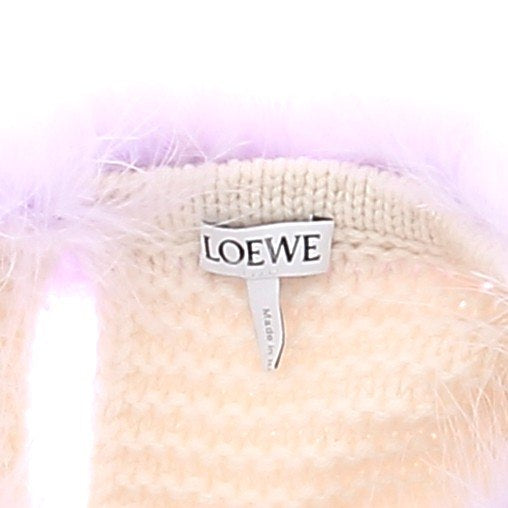Pull en cachemire et fourrure