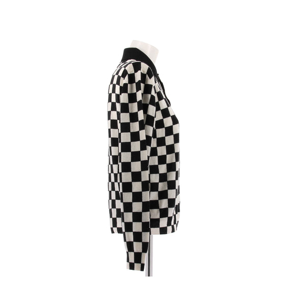 Pull en laine bicolore