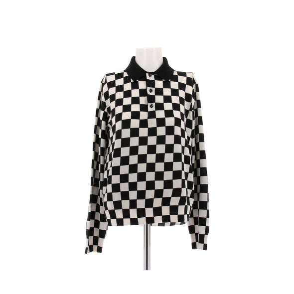 Pull en laine bicolore
