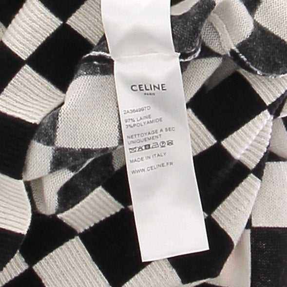 Pull en laine bicolore