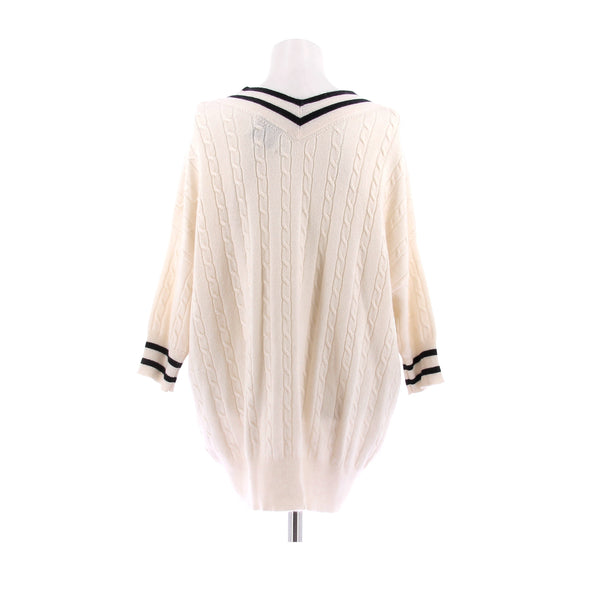 Pull en cachemire écru
