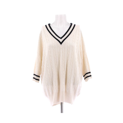 Pull en cachemire écru