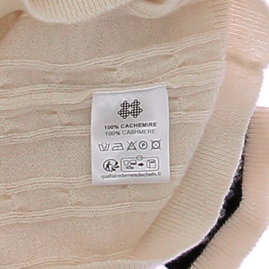 Pull en cachemire écru