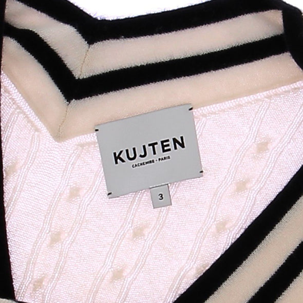 Pull en cachemire écru