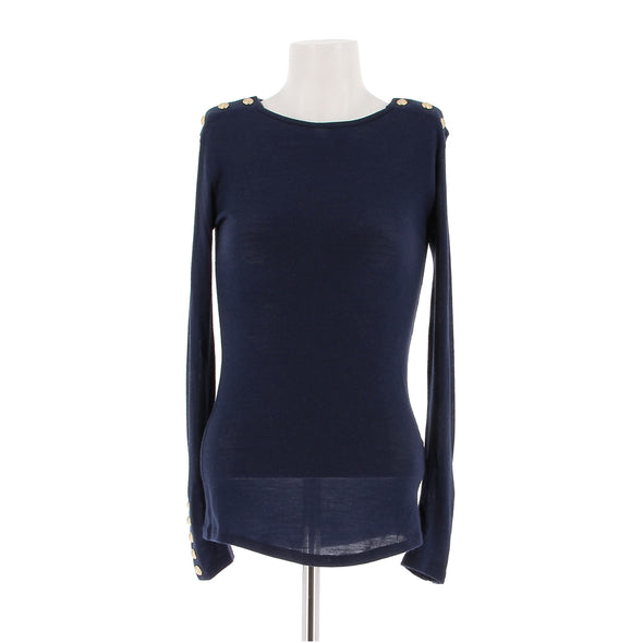 Pull en laine marine