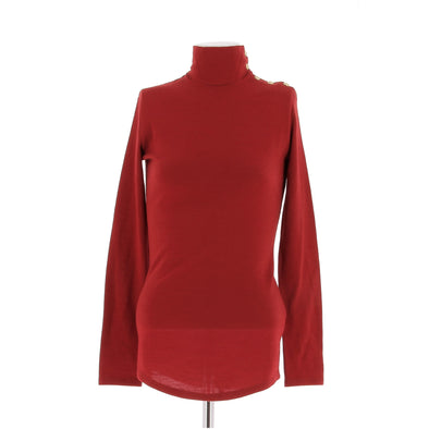 Pull en laine rouge