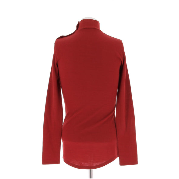 Pull en laine rouge