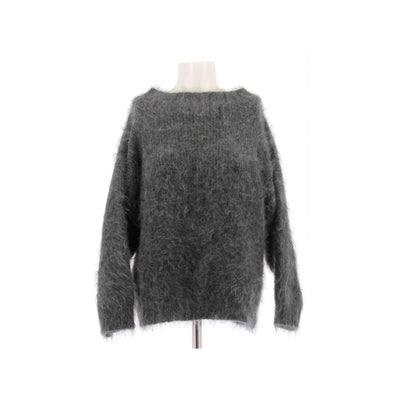 Pull en mohair gris