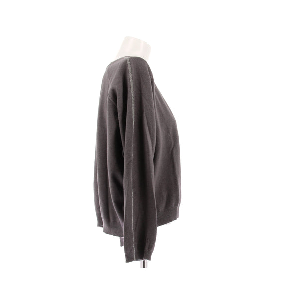Pull en cachemire gris