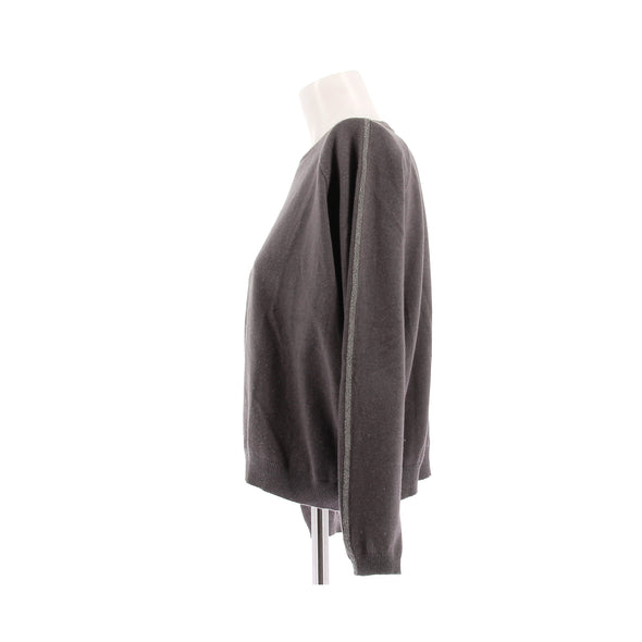 Pull en cachemire gris