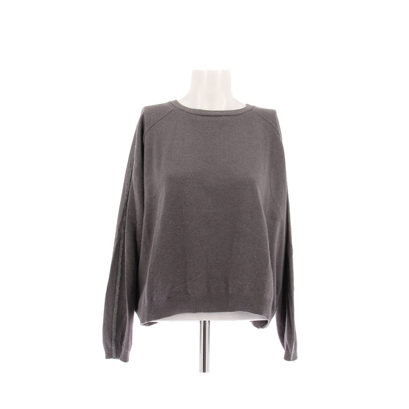 Pull en cachemire gris