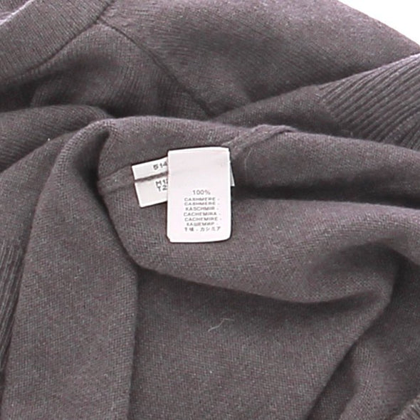 Pull en cachemire gris