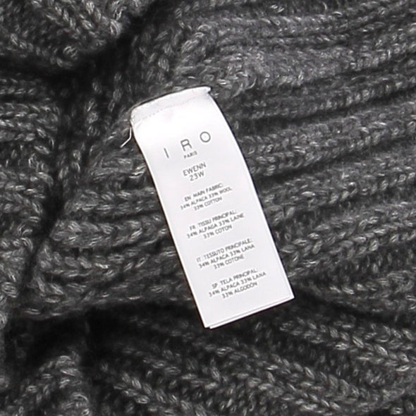 Pull en laine gris