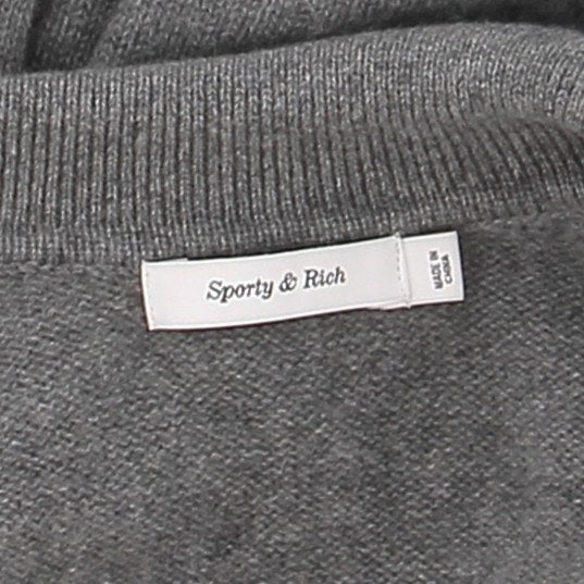 Pull gris en cachemire