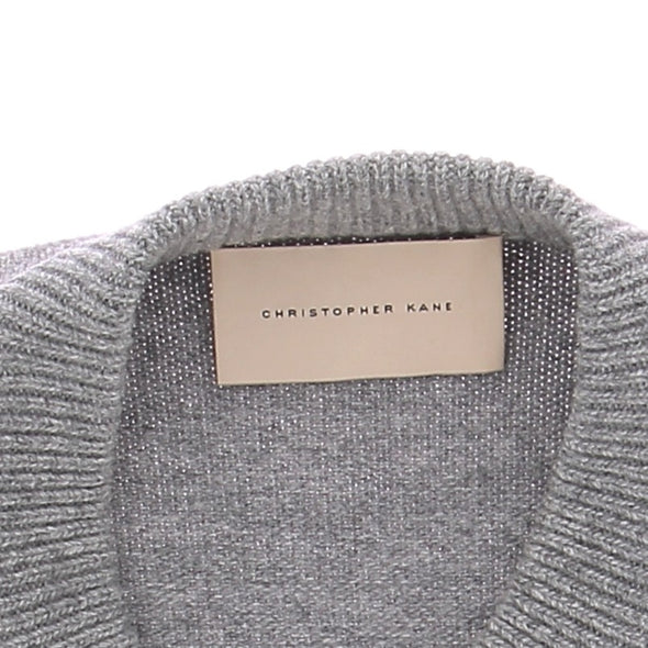 Pull en laine gris