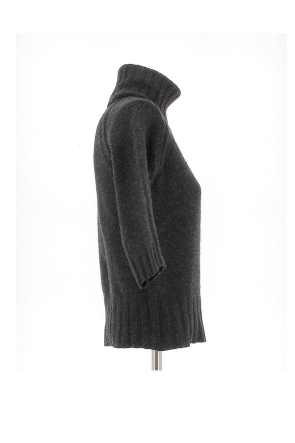 Pull col roulé en laine