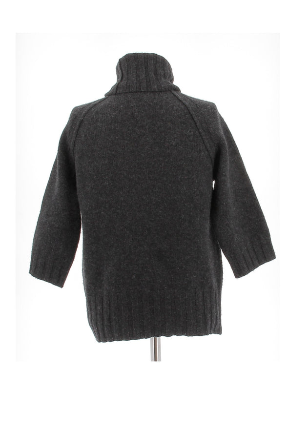 Pull col roulé en laine