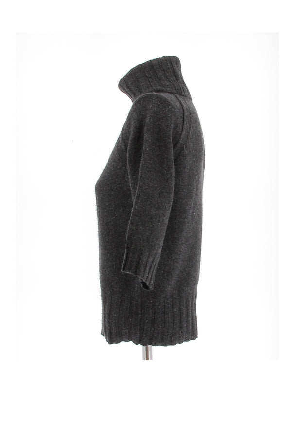 Pull col roulé en laine