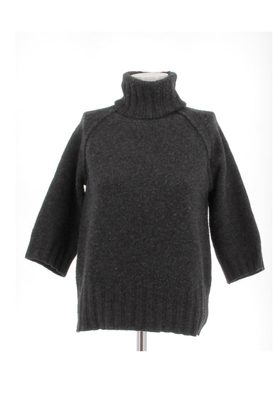 Pull col roulé en laine