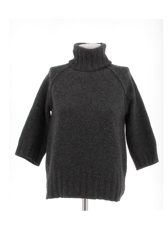 Pull col roulé en laine