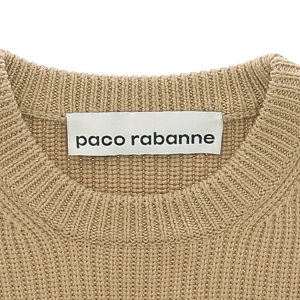 Pull en laine camel