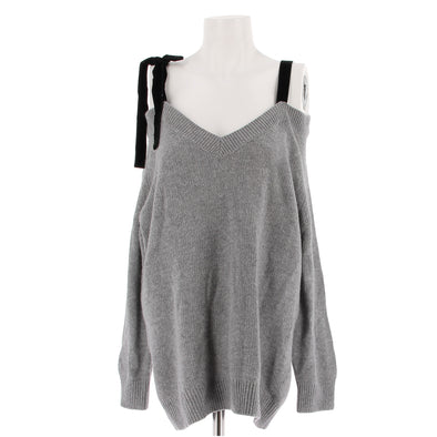 Pull en laine gris