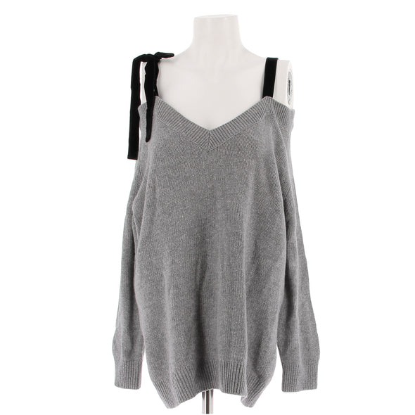 Pull en laine gris