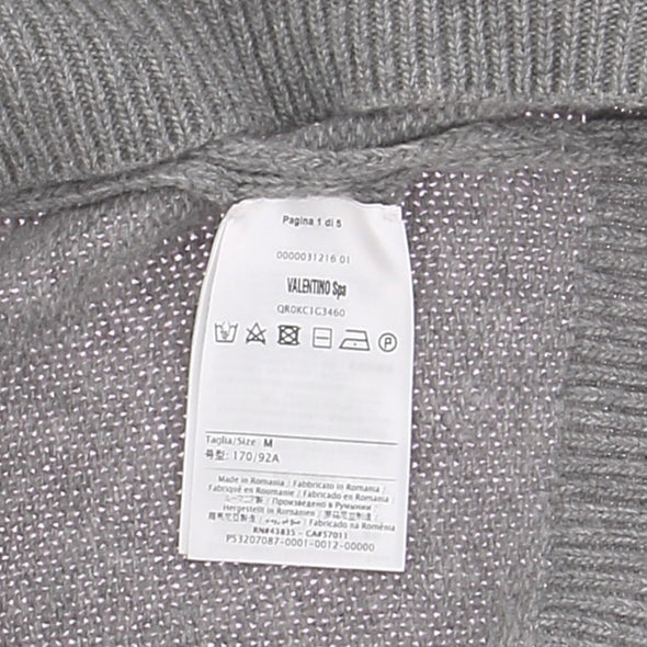Pull en laine gris