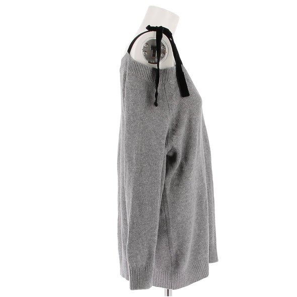 Pull en laine gris