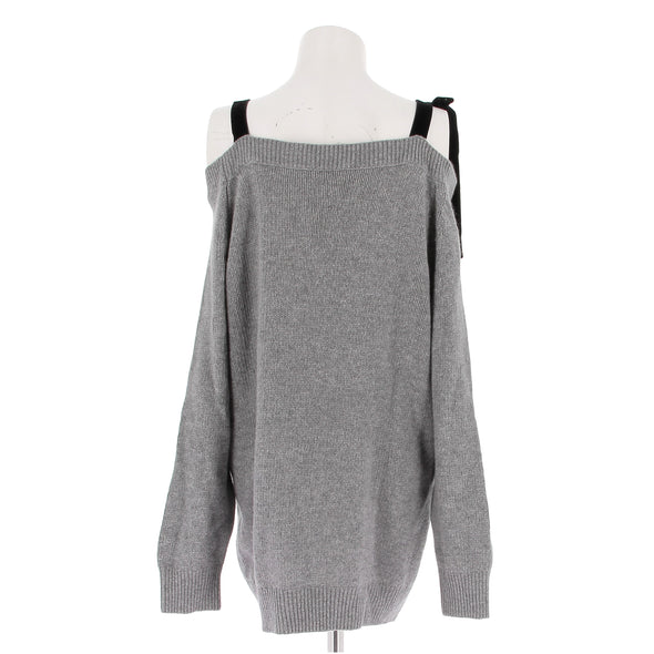 Pull en laine gris
