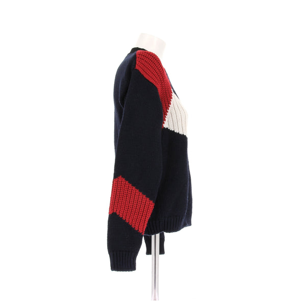 Pull en maille marine