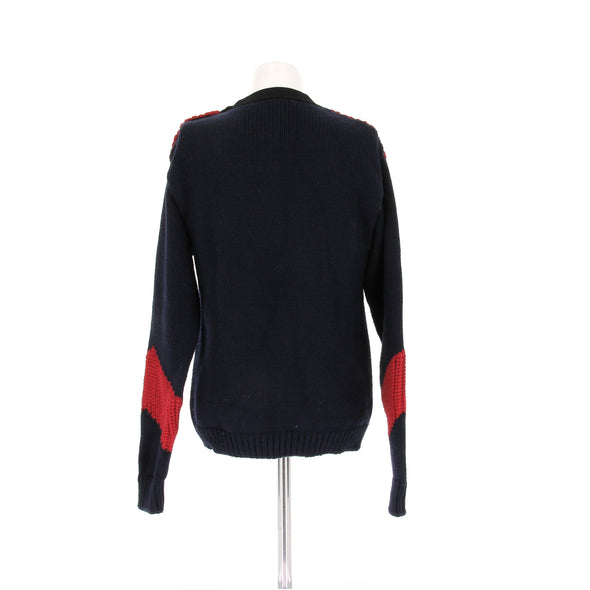Pull en maille marine