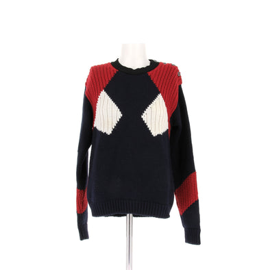 Pull en maille marine