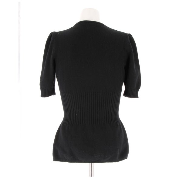 Pull à manches courtes avec broches