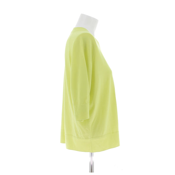 Pull en laine jaune