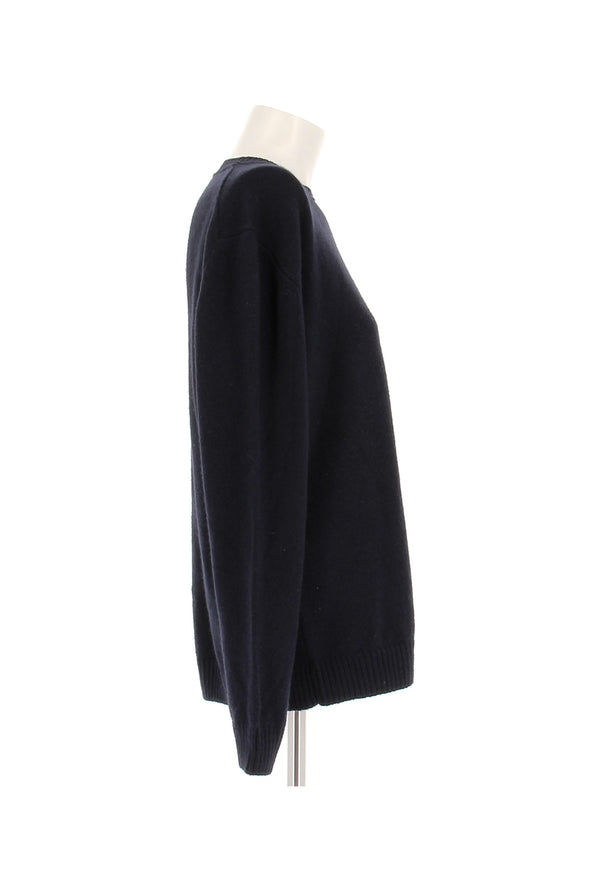 Pull en cachemire marine