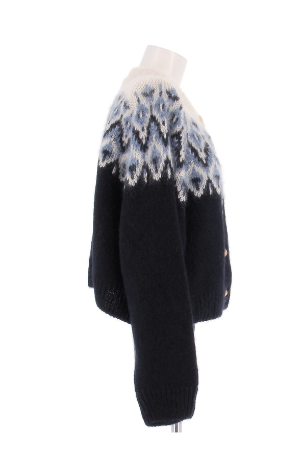 Cardigan en mohair