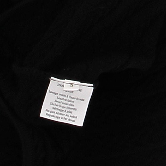 Pull en laine noir
