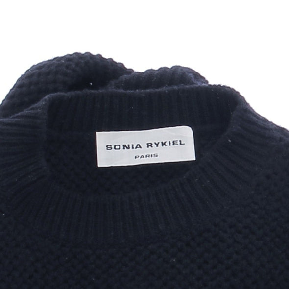 Pull à rayures en laine et cachemire