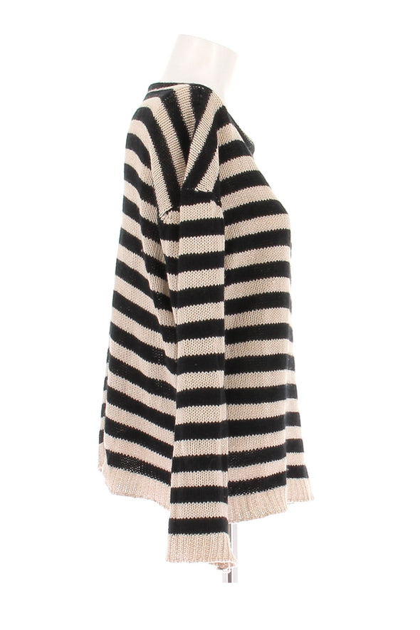 Pull en laine rayé